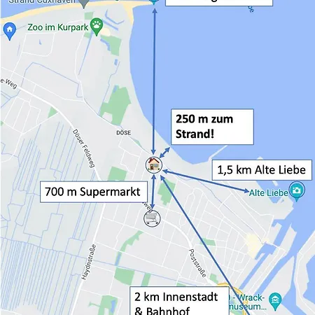 Haus Seefalke - 250 M Zum Cuxhaven
