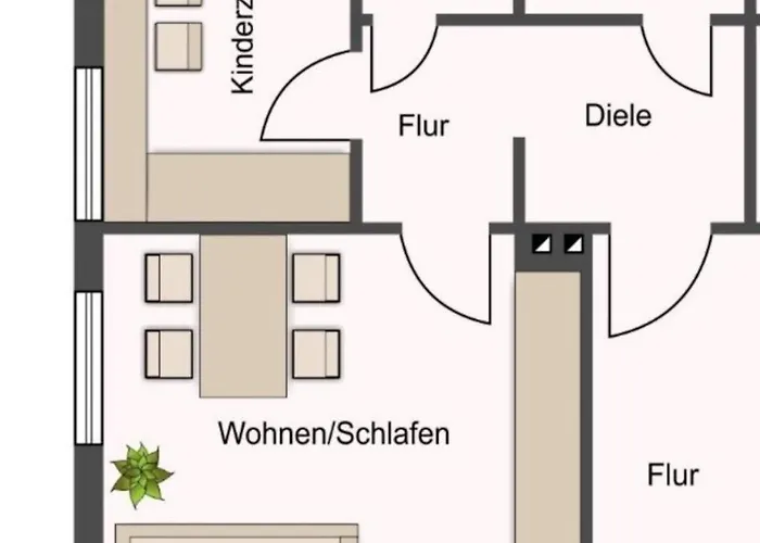 Apartamento Haus Seefalke - 250 M Zum Cuxhaven